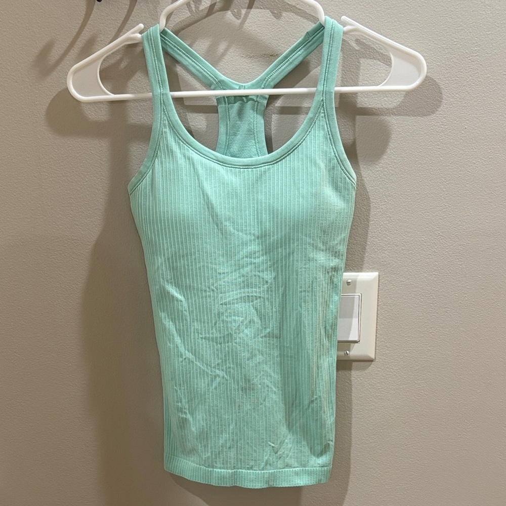 lululemon athletica Mint Green Tank Top